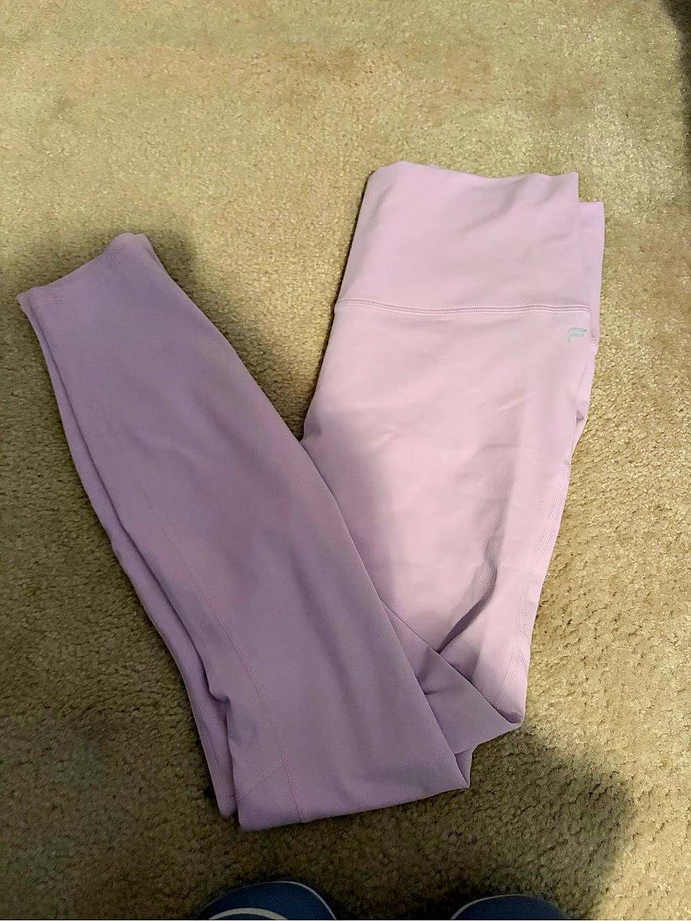 Fabletics Ultra High-Waisted PowerHold Legging Leggings Purple Large